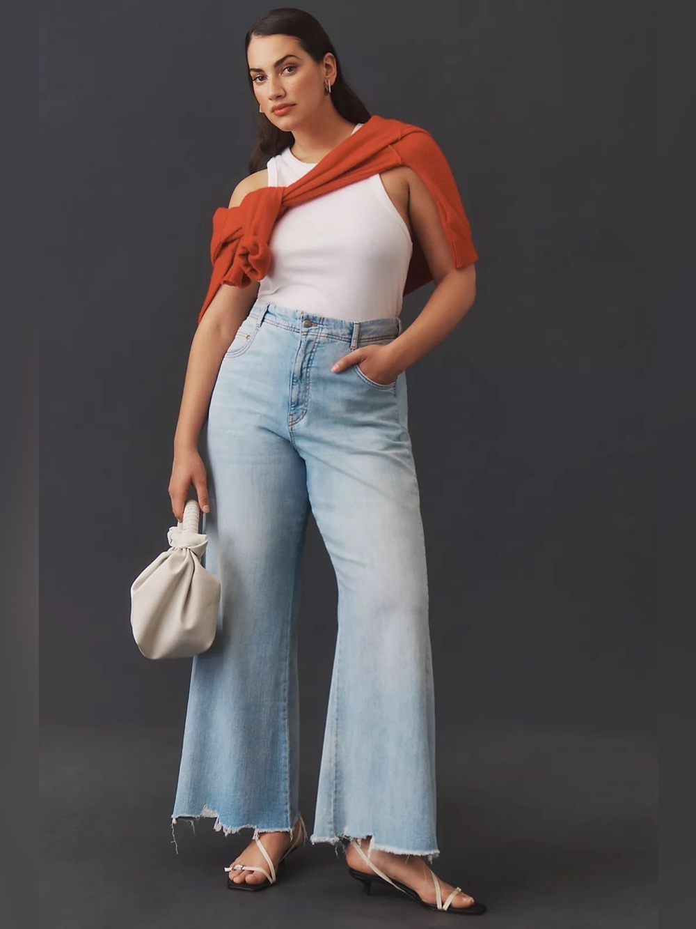 Anthropologie Pilcro Adi Regenerative Cotton Mid-Rise Flare Jeans Size 26 - Picture 3 of 12